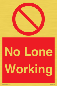 No Lone Working